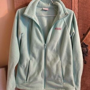 Columbia Soft Aqua Fleece Jacket